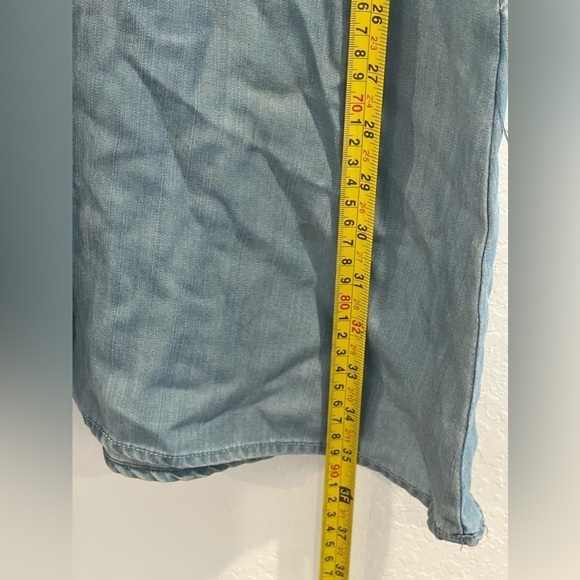 Holding Horses Chambray Mini Blue Dress size Size - Picture 4 of 8